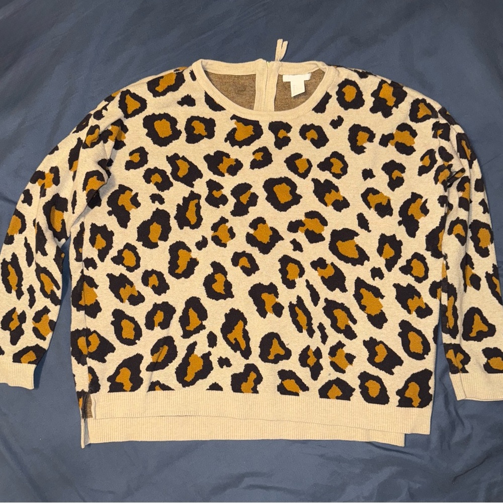 Leopard Print Sweater